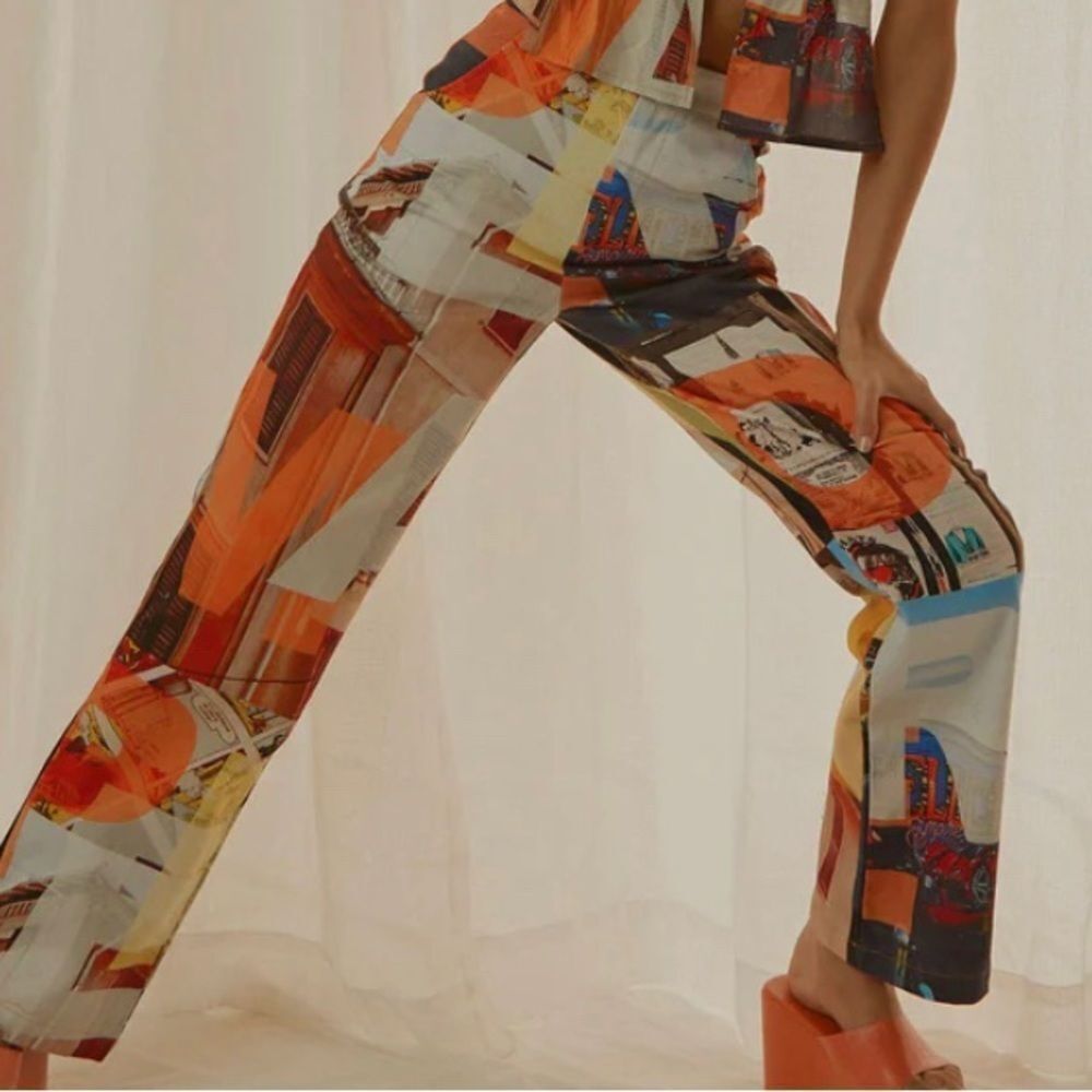 Peppermayo Exclusive - Ticket To Nowhere Pants - Pm Film Graphic Size 2